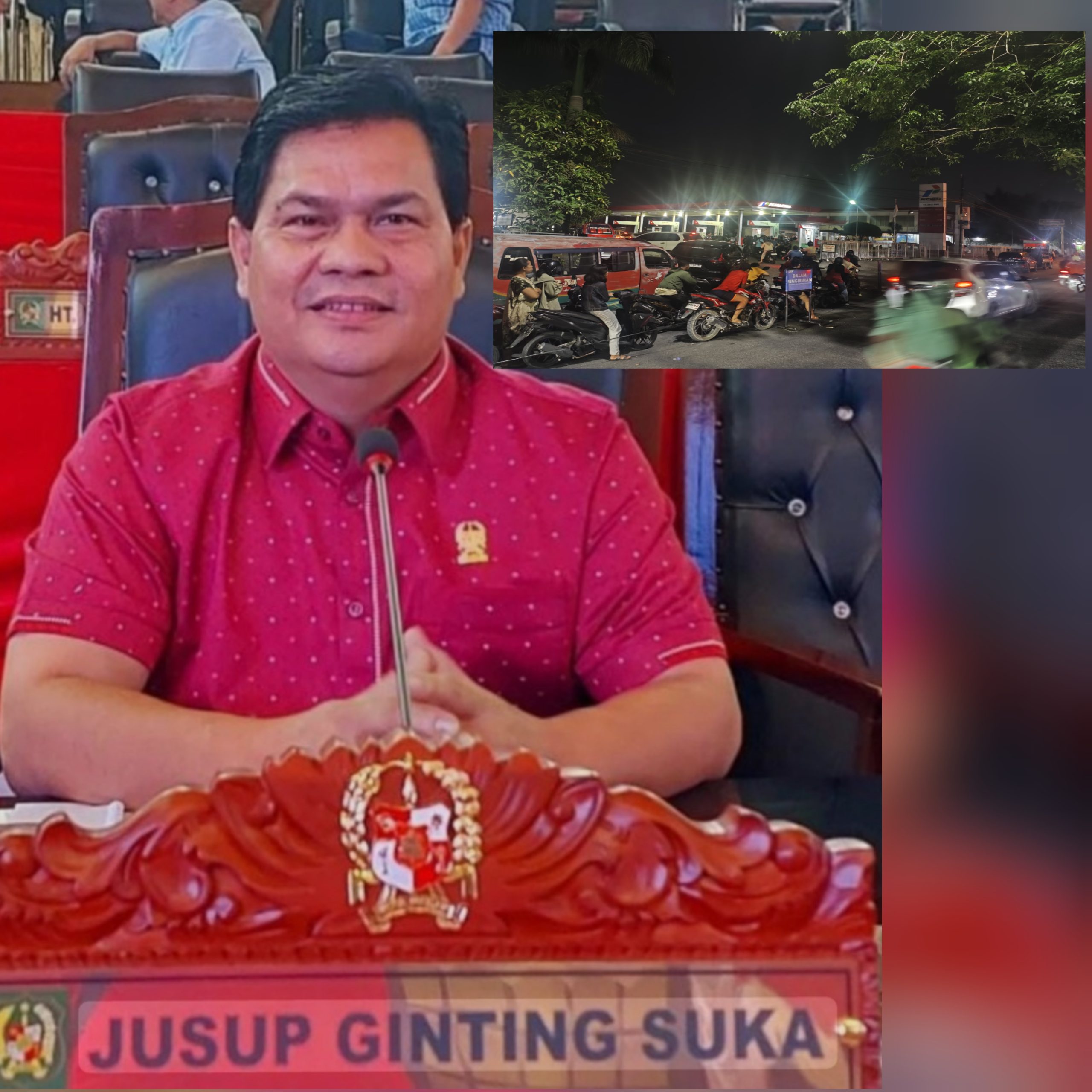 Antrean BBM Lumpuhkan Medan, Jusup Ginting Suka Desak Pertamina Jangan Permainkan Rakyat
