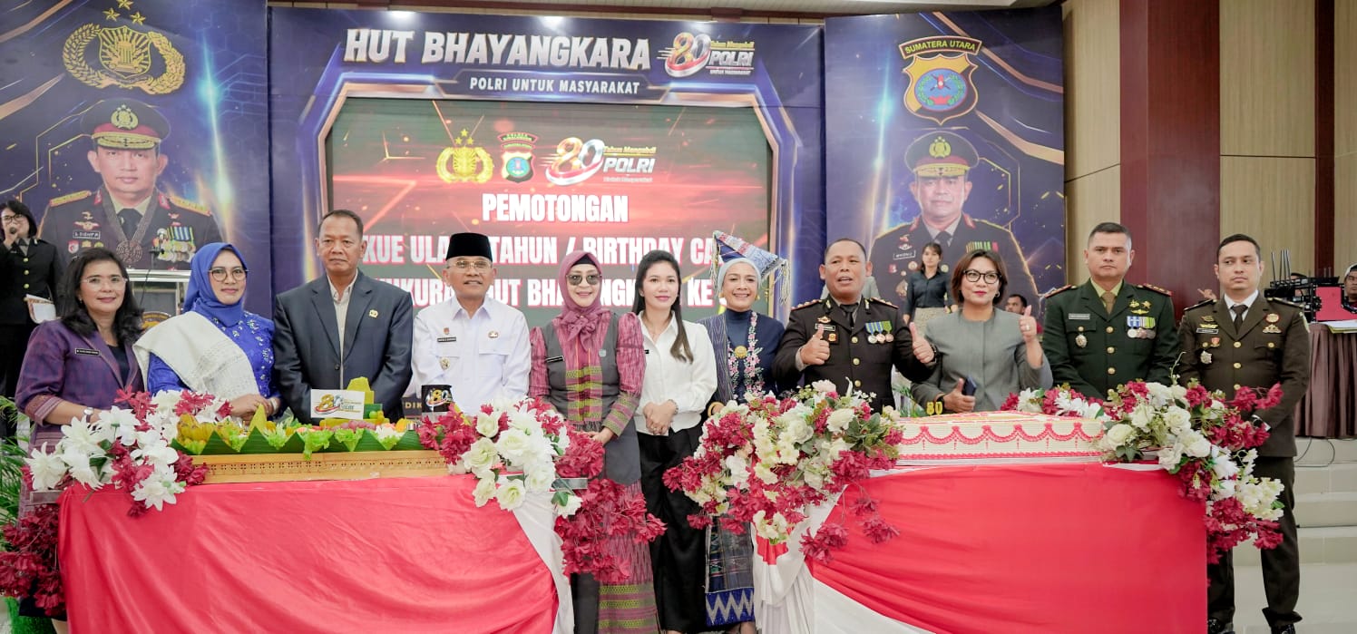 Hadiri Syukuran Hari Bhayangkara ke-80, Bupati Simalungun: Kolaborasi yang Solid Akan Memperkuat Stabilitas Daerah