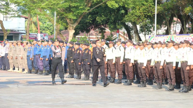 Kapolres Inhu Pimpin Upacara  Hari Bhayangkara, Ini Amanat Presiden RI