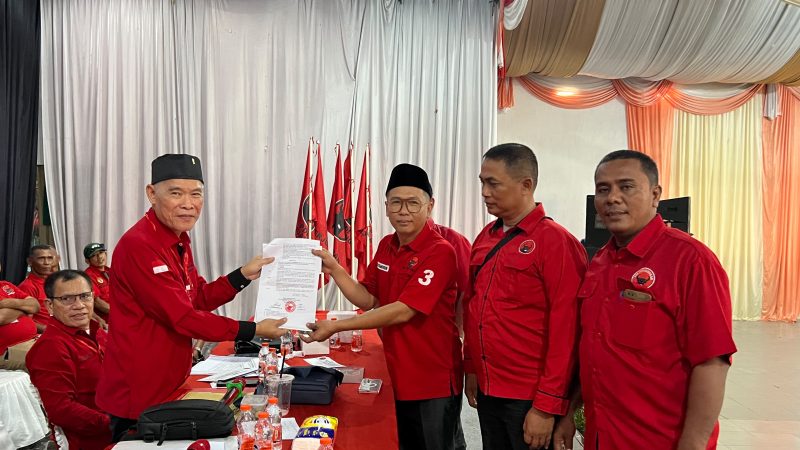 Musancab VI PDI Perjuangan Sergai Sukses, Syamsuddin Pimpin PAC Sei Rampah Periode 2026-2030
