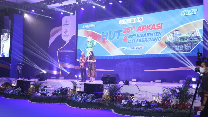 Bupati Asahan Hadiri Peringatan HUT Ke-26 APKASI Di Kabupaten Deli Serdang