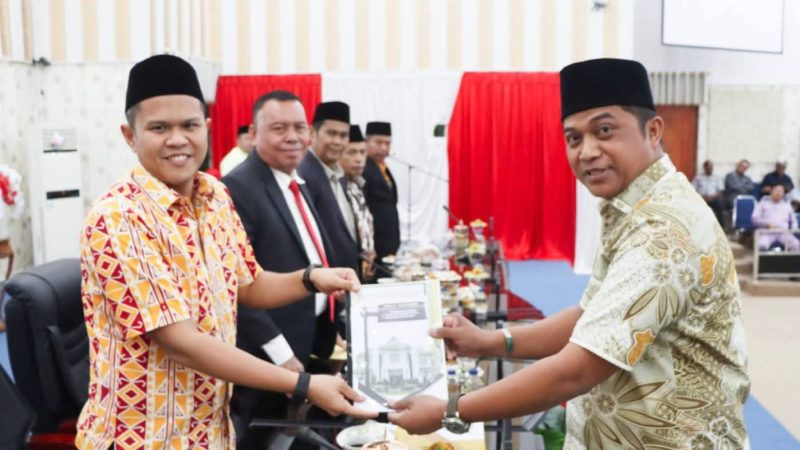 DPRD Sergai Gelar Paripurna, Ketua Bapemperda Hari Ananda Sampaikan Dua Ranperda Inisiatif DPRD