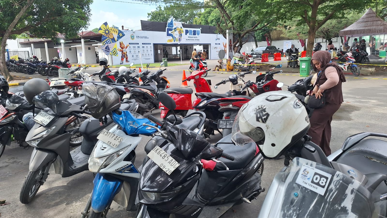 Komitmen Kenyamanan Pengunjung, Sistem Pengamanan Parkir Perayaan Emas PRSU ke-50 Diperketat