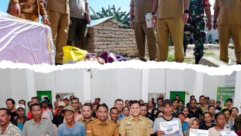 Wabup Sergai Tinjau Korban Angin Puting Beliung di Kecamatan Tebing Tinggi
