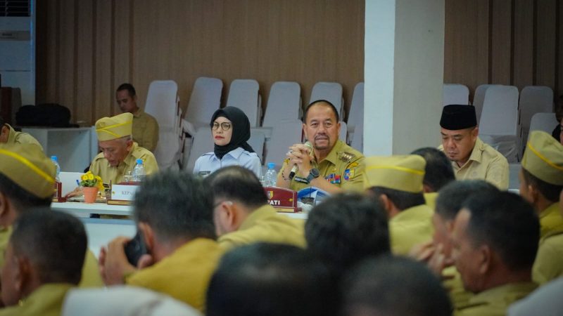 Bupati Baharuddin Siagian Tekankan Disiplin Pengelolaan Anggaran dan Penguatan Sinergi Pemerintahan
