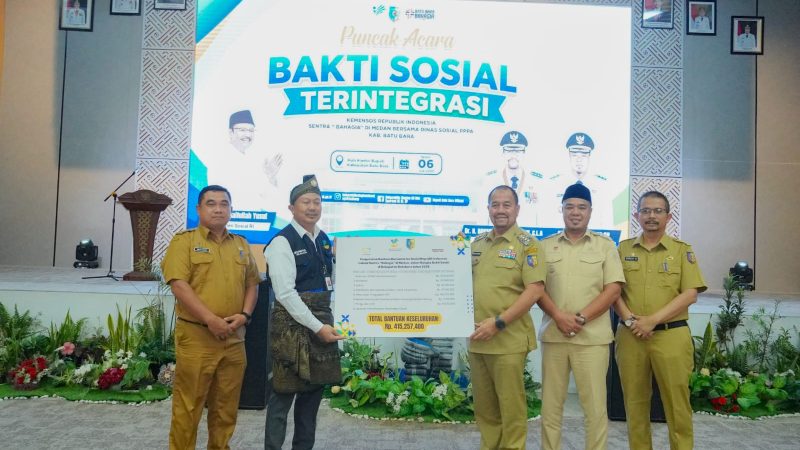 Bupati Baharuddin Siagian Hadiri Puncak Acara Bakti Sosial Terintegrasi Kementerian Sosial RI, Apresiasi Dukungan Kemensos RI pada Puncak Bakti Sosial Terintegrasi