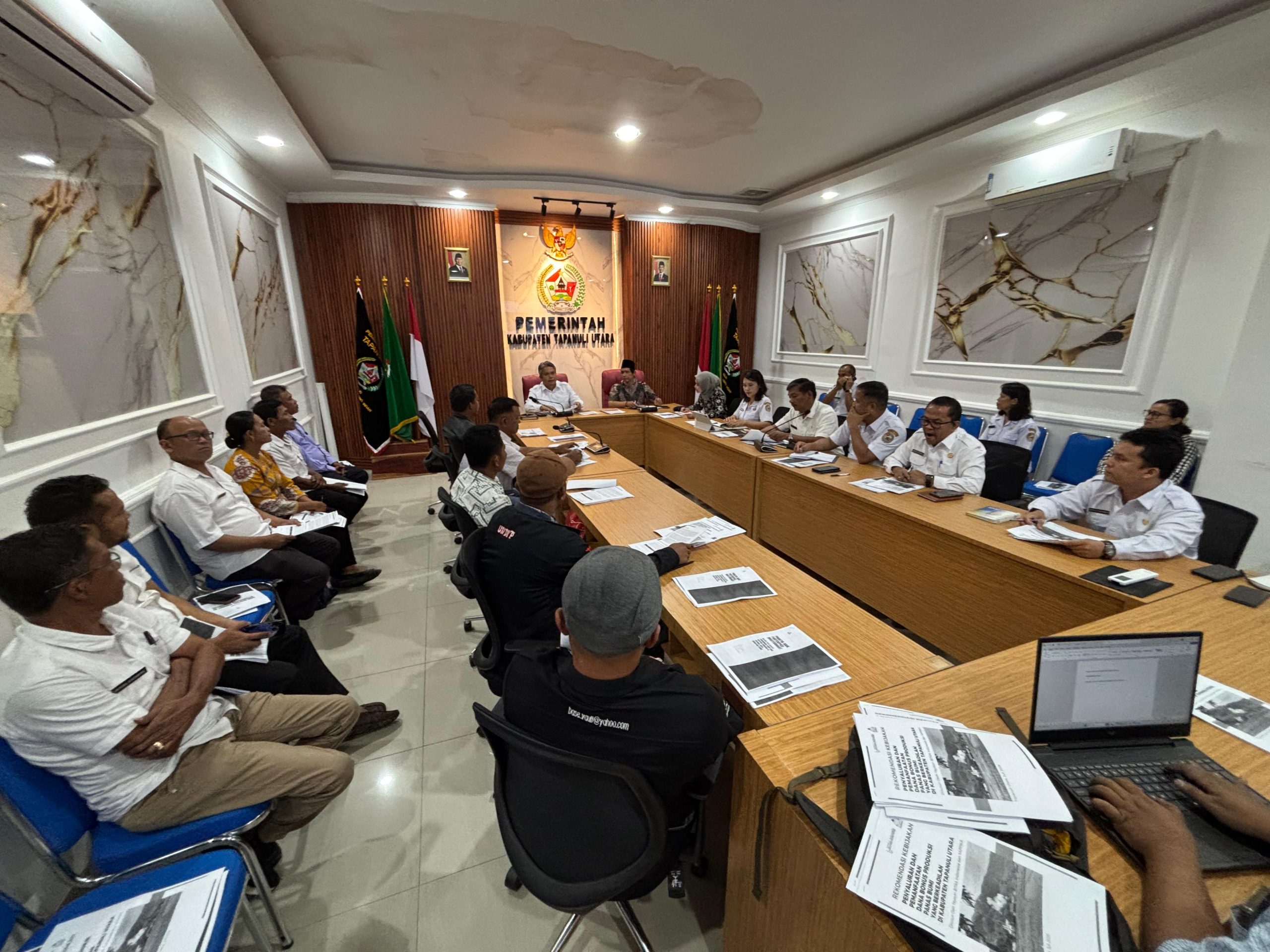 Pemkab Tapanuli Utara Dorong Transparansi dan Optimalisasi Manfaat Proyek Strategis Nasional bagi Masyarakat
