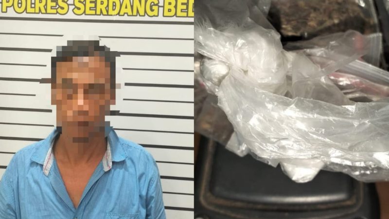 Satres Narkoba Polres Sergai Tangkap Pengedar Ganja di Sei Bamban