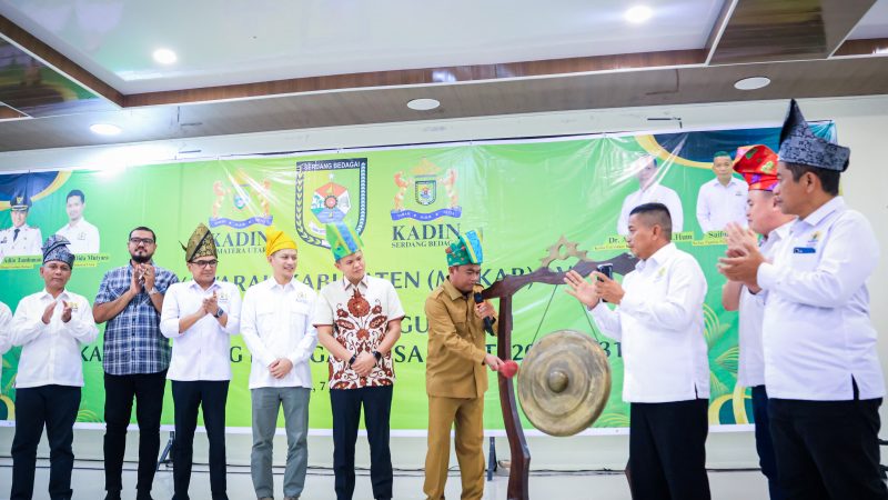 Bupati Sergai Dorong Kadin Perkuat Sinergi Untuk Pengembangan Dunia Usaha