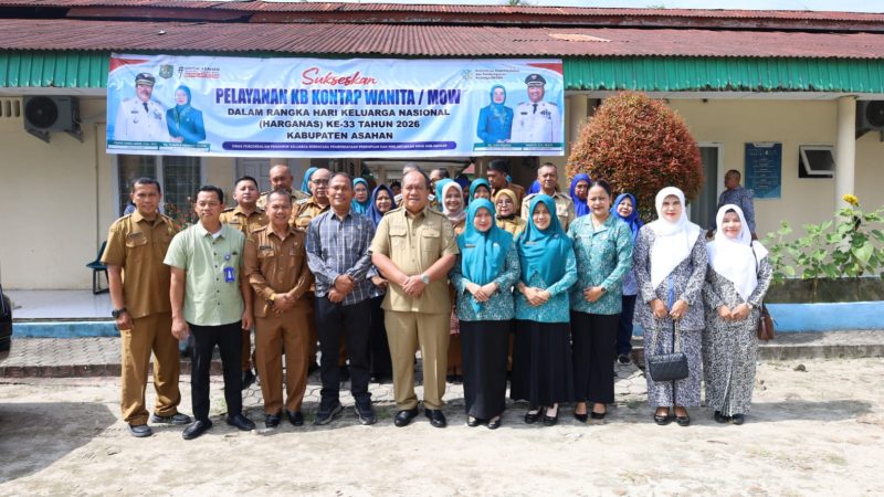Bupati Asahan Hadiri Pelayanan Kontrasepsi MOW Dalam Rangka dalam Rangka HARGANAS Ke-33