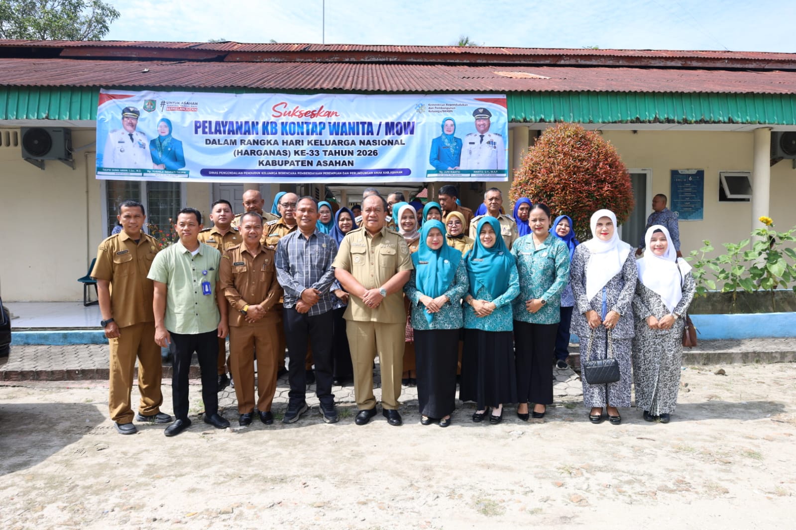 Bupati Asahan Hadiri Pelayanan Kontrasepsi MOW Dalam Rangka dalam Rangka HARGANAS Ke-33