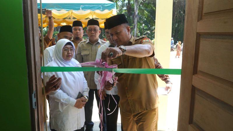 Wakil Bupati Asahan Meresmikan Gedung Persiapan MAN 3 Asahan