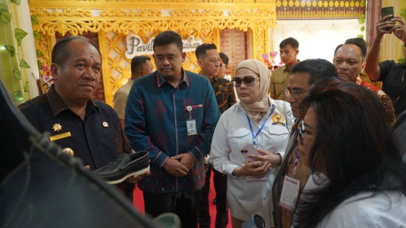 Ketua Tim Komisi VII DPR RI dan Gubsu Kunjungi Paviliun Asahan Di PRSU