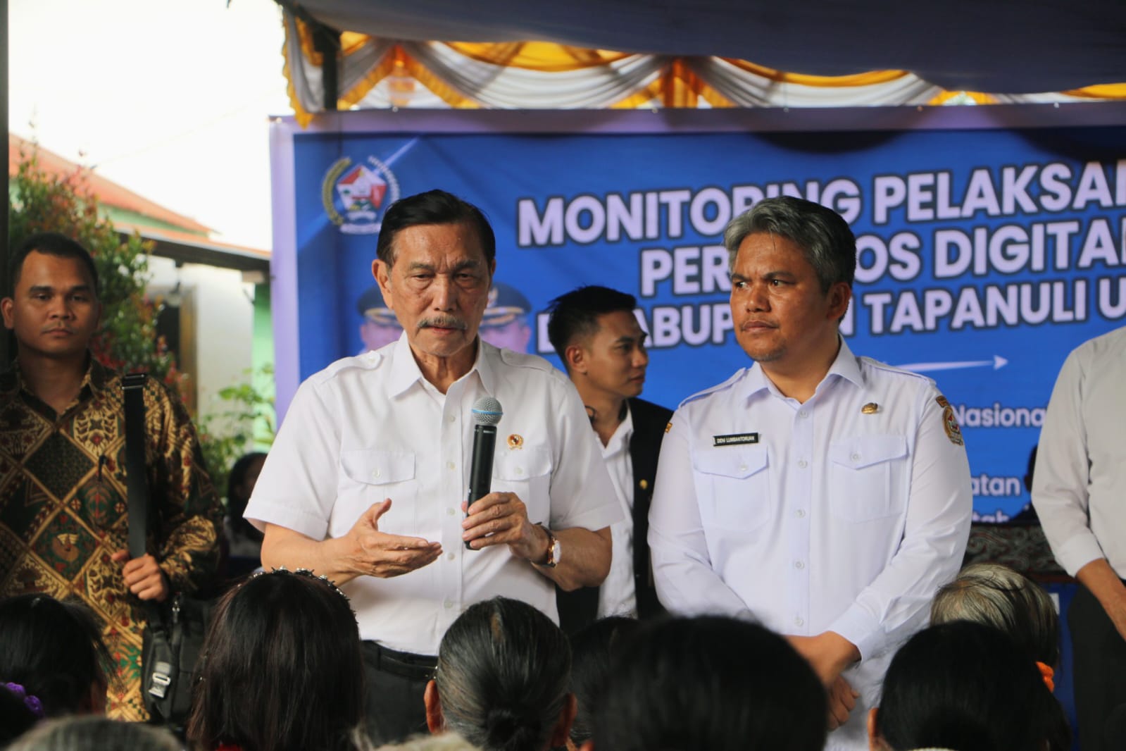 ‎Komitmen Pemkab Taput dalam Digitalisasi Bansos Diapresiasi Ketua DEN Luhut Pandjaitan