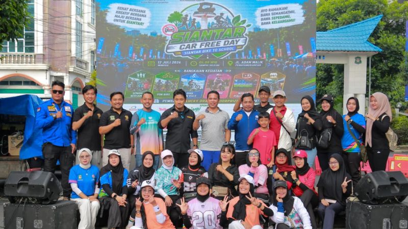 Wali Kota Pematangsiantar Diwakili Sekretaris Daerah Buka Kegiatan Siantar Car Free Day di Lapangan Adam Malik