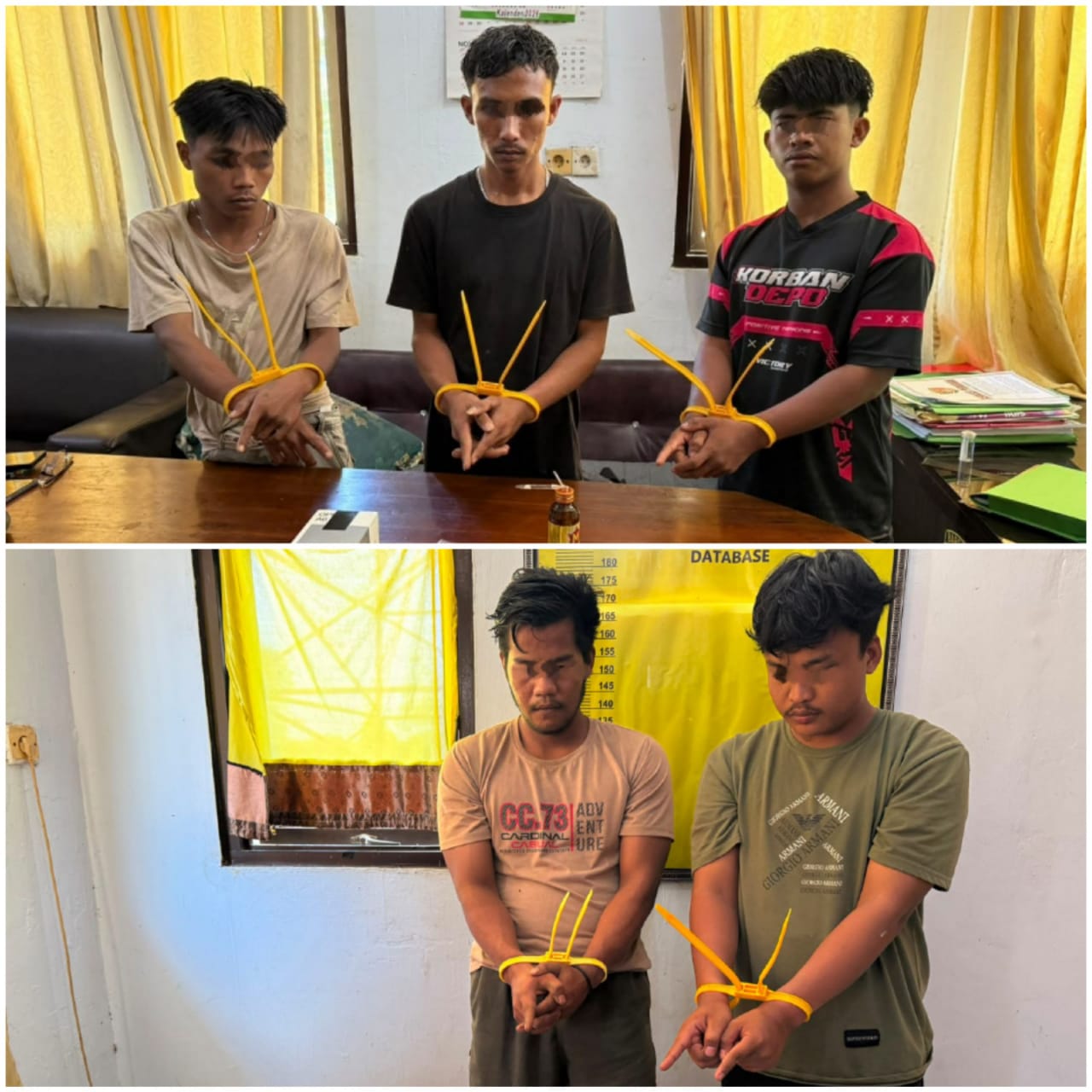 Belum Genap Sebulan Menjabat, Kanit Reskrim Polsek Batang Cenaku Langsung Tancap Gas, 5 Pelaku Narkoba Dibui