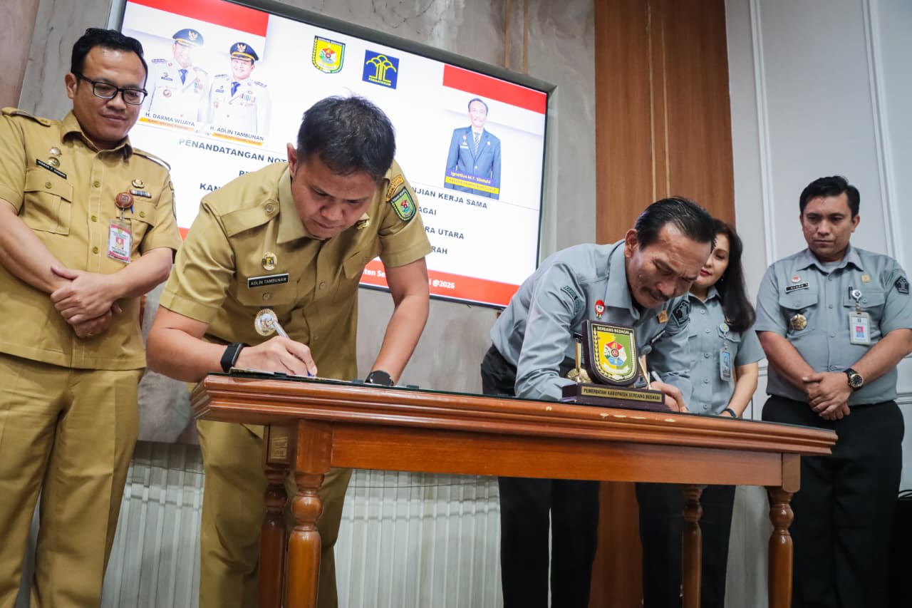 Kerja Sama Dengan Kemenkum, Wabup Sergai Dorong Perlindungan Hukum Bagi Inovasi dan UMKM