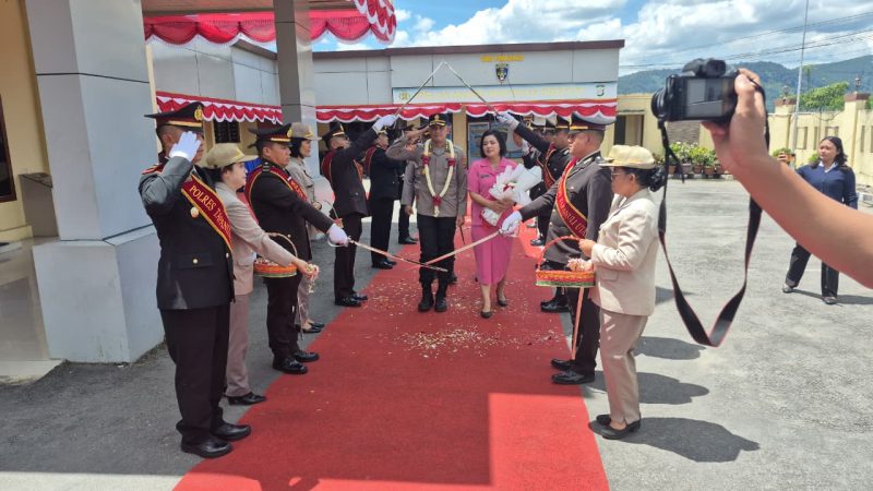 Usai 2 Tahun 6 Bulan Memimpin, AKBP Ernis Sitinjak Pamit dari Polres Taput
