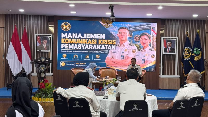 Kanwil Ditjenpas DK Jakarta Perkuat Manajemen Komunikasi Krisis Pemasyarakatan Terintegrasi