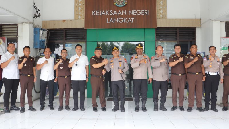 Kapolres Langkat Jalin Silaturahmi ke Plt Bupati Langkat,dan Kejari Bangun Sinergi Penegakan Hukum
