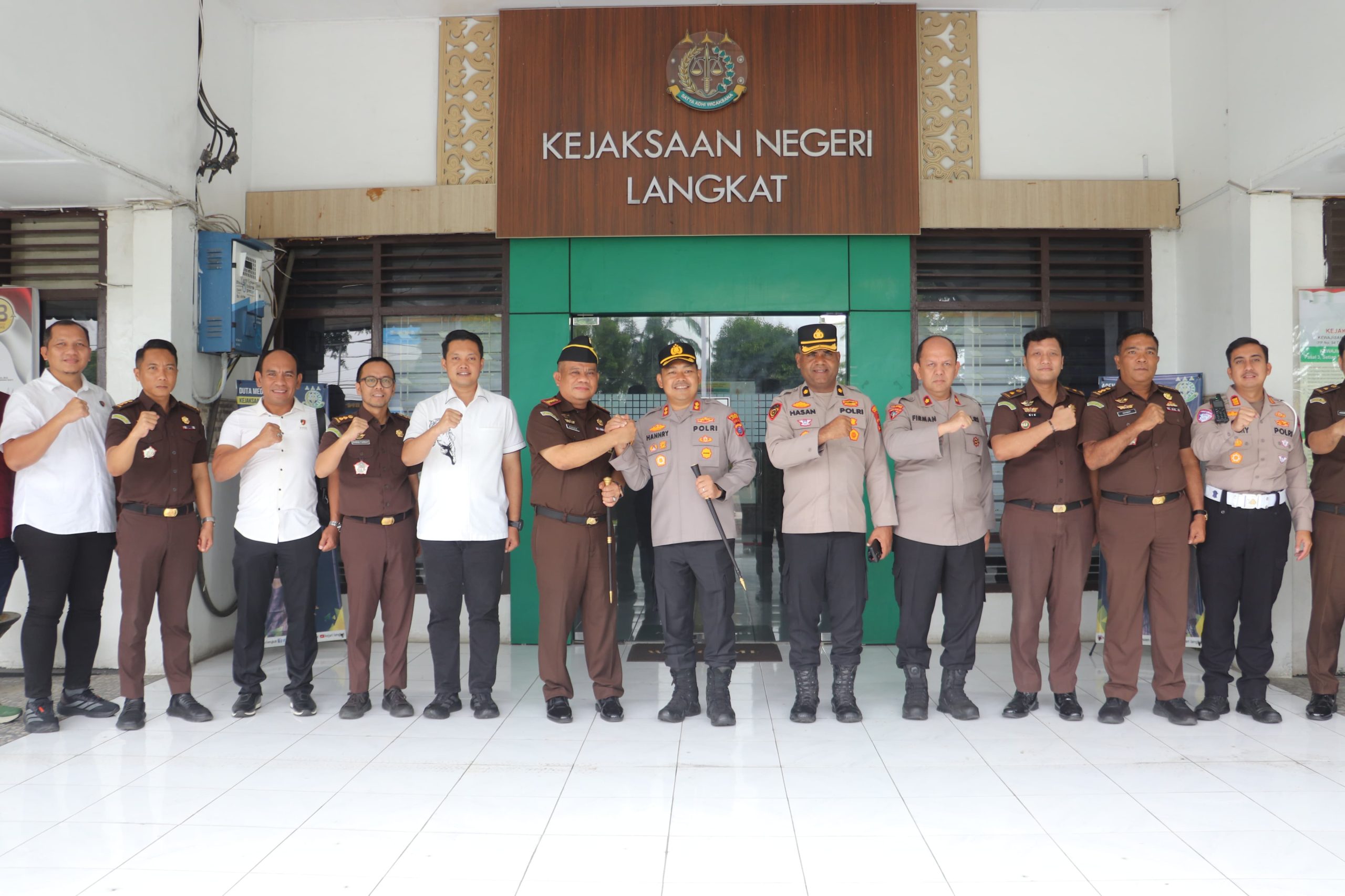 Kapolres Langkat Jalin Silaturahmi ke Plt Bupati Langkat,dan Kejari Bangun Sinergi Penegakan Hukum