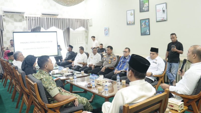 Bupati Inhu Bersama Forkopimda Gelar Diskusi Bahas Penanganan Isu Strategis Daerah