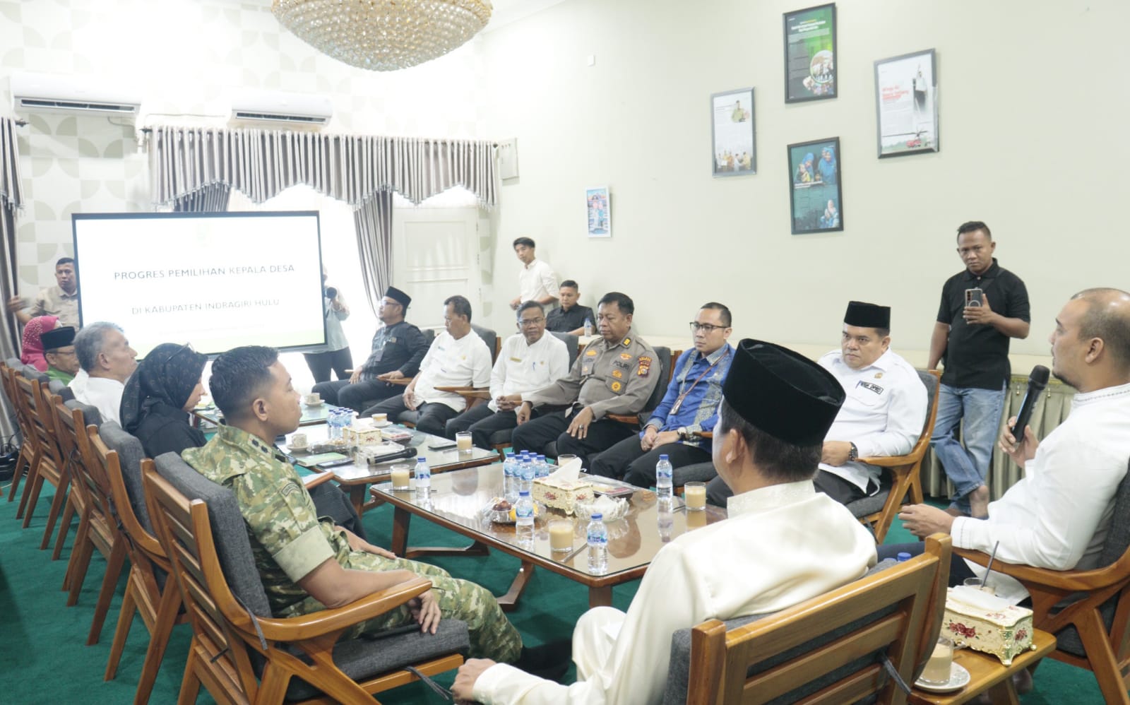Bupati Inhu Bersama Forkopimda Gelar Diskusi Bahas Penanganan Isu Strategis Daerah