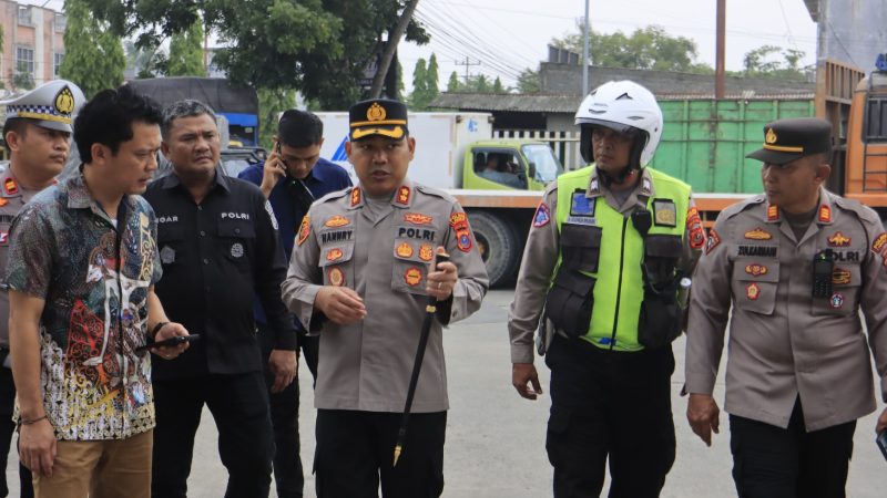 Kapolres Langkat Polda Sumut Turun Langsung Tinjau Ketersediaan BBM di Stabat