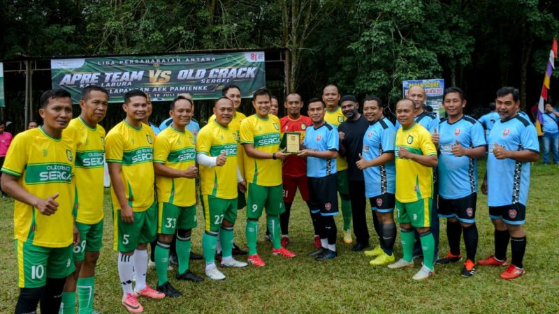 Wabup Sergai dan Wabup Labura Pererat Silaturahmi Antar Daerah Lewat Sepak Bola