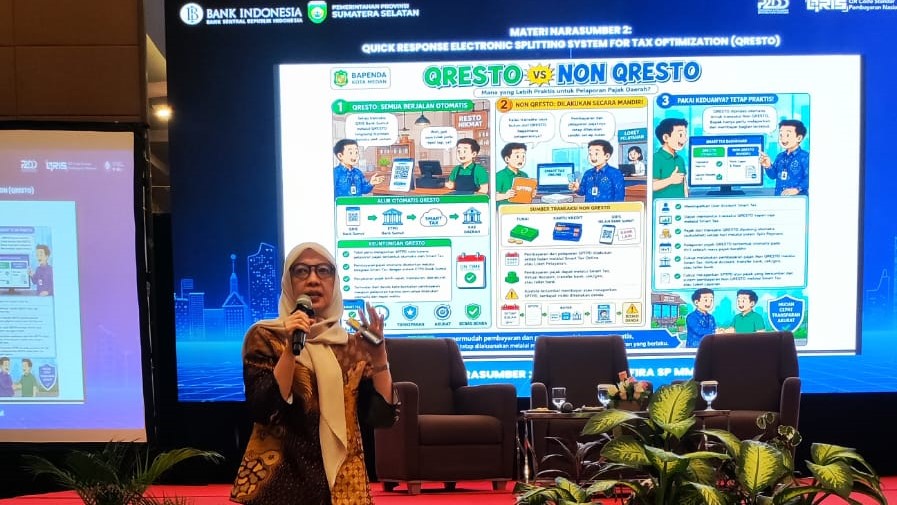 Bapenda Kota Medan Jadi Narasumber, QRESTO Tampil sebagai Best Practice pada Capacity Building TP2DD Regional Sumatera 2026 di Palembang