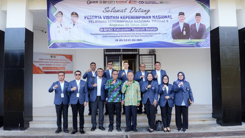 Peserta PKN Tingkat II Angkatan XII Lakukan Visitasi Kepemimpinan Nasional di Tapanuli Selatan, Dorong Transformasi Mitigasi Bencana Berbasis Data