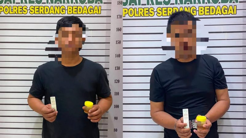 Satres Narkoba Polres Sergai Tangkap Dua Pria di Perbaungan, Sabu dan Ekstasi Disita