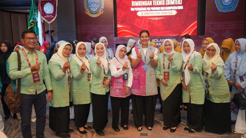 Ketua TP PKK Kabupaten Asahan Ikuti Bimbingan Teknis (Bimtek) PKK se-Sumatera Utara