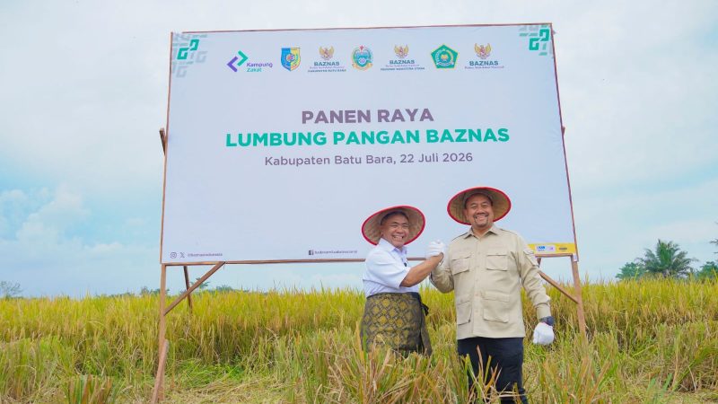 Bupati Baharuddin Siagian Dorong Ketahanan Pangan, Panen Raya Lumbung Pangan Baznas jadi Bukti Sinergi Pemerintah dan Petani