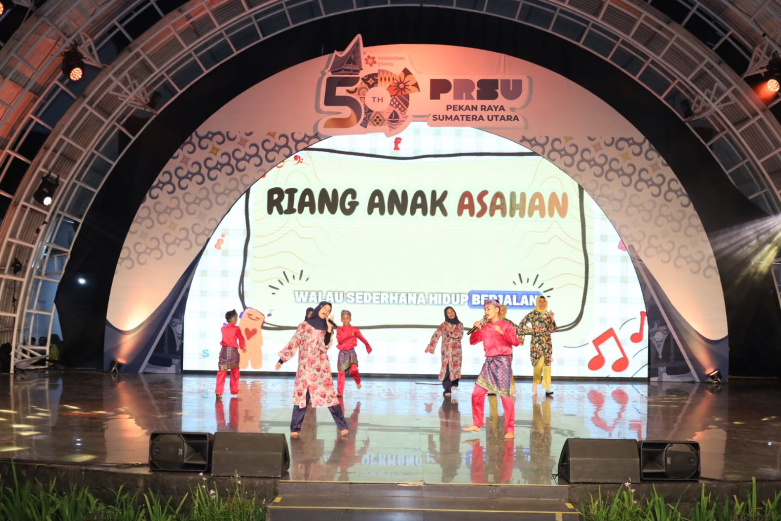 Kabupaten Asahan Tampilkan Kekayaan Seni, Budaya dan UMKM Pada PRSU ke-50