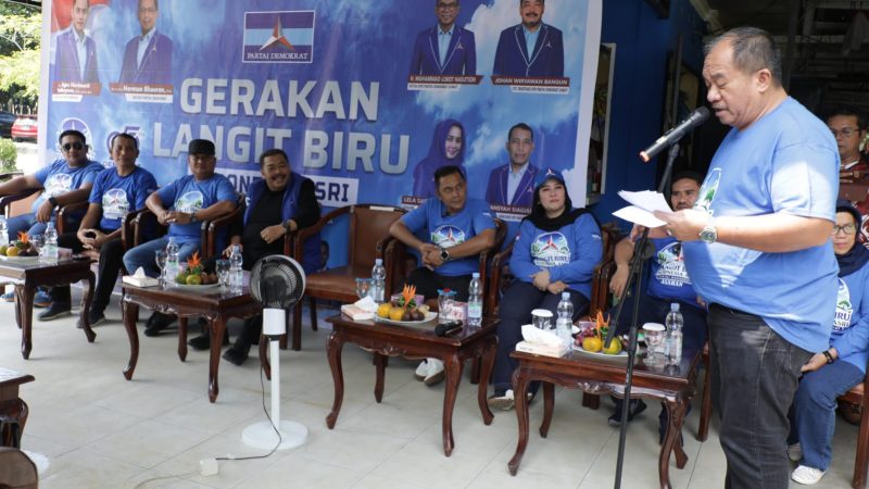 Bupati dan Wakil Bupati Asahan Hadiri Gerakan Indonesia ASRI, HUT Ke-25 Partai Demokrat