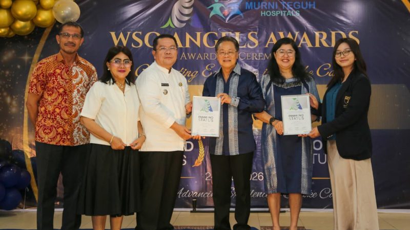 Wali Kota Wesly Silalahi SH MKn Hadiri Acara WSO Angels Awards Awarding Ceremony Bagi RS Murni Teguh Horas Insani Pematangsiantar dan Murni Teguh Memorial Hospital