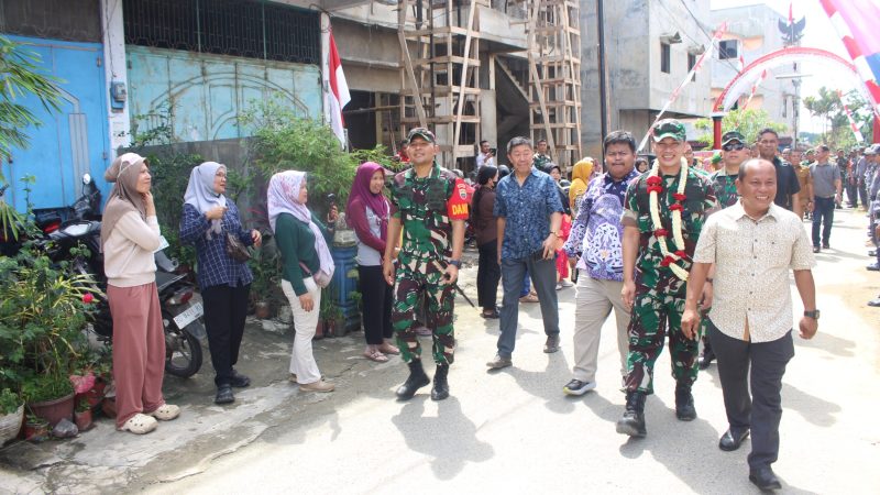 Semangat Gotong Royong, Dandim 0209/LB Tunjukkan Bukti Nyata Kampung Pancasila