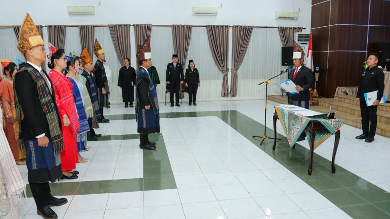 Sudarsono DT Sipayung SSos MSi Resmi Dilantik Sebagai Kepala Dinas Kependudukan dan Pencatatan Sipil Kota Pematangsiantar