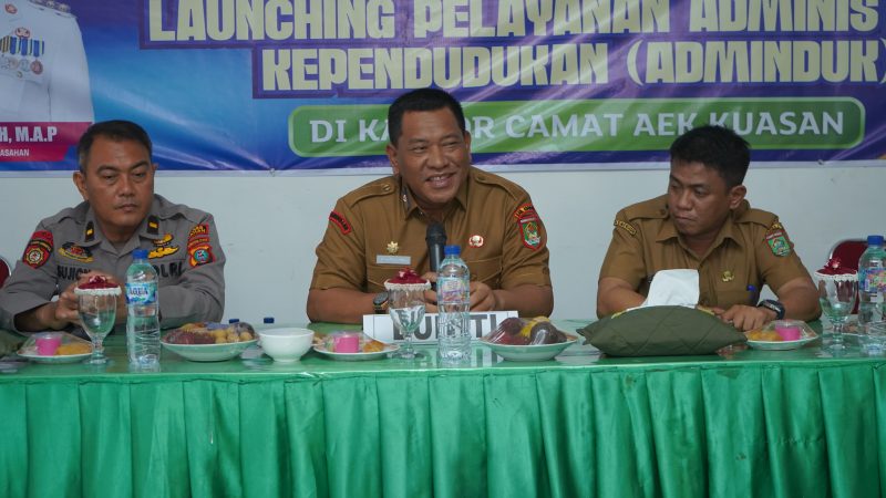 Pemkab Asahan Resmikan Pelayanan ADMINDUK Di Kantor Camat Aek Kuasan