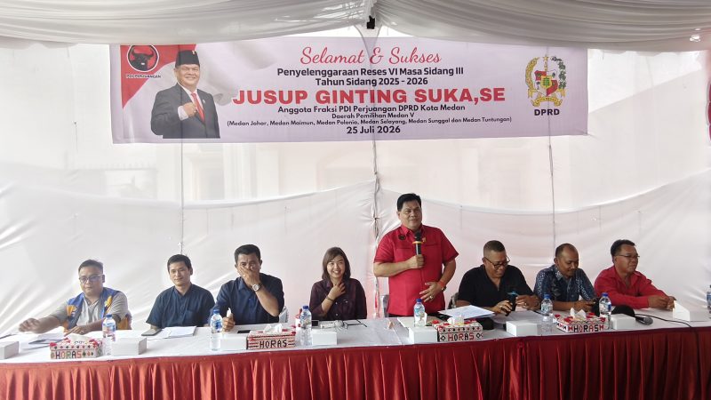 Reses Jusup Ginting Suka Dibanjiri Keluhan, Banjir dan Penerangan Jalan Jadi Sorotan