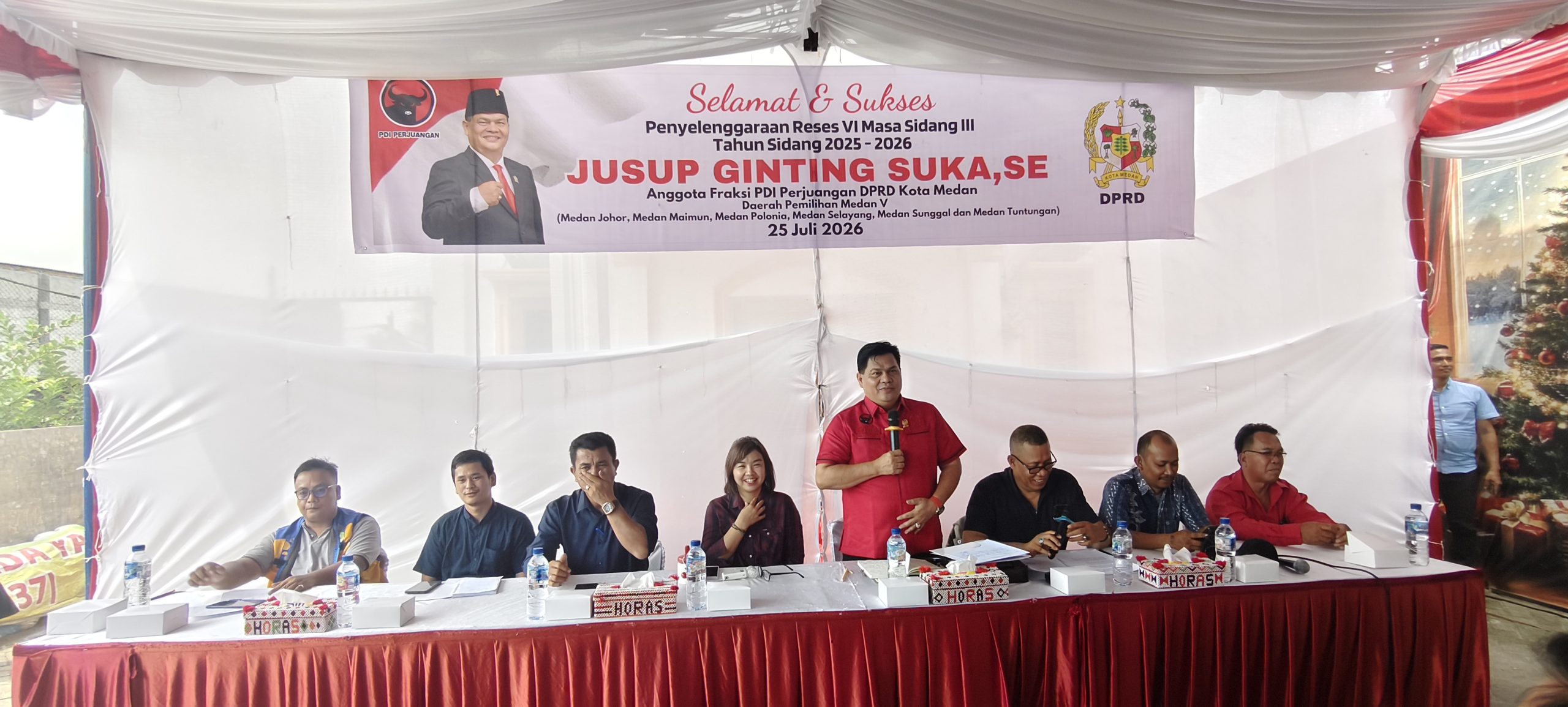 Reses Jusup Ginting Suka Dibanjiri Keluhan, Banjir dan Penerangan Jalan Jadi Sorotan