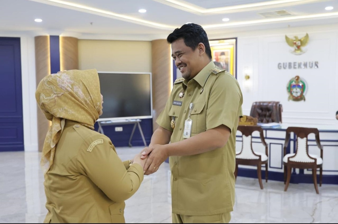 Tiorita Surbakti Resmi Terima SK Plt Bupati Langkat, Gubernur Bobby Nasution Tekankan ASN Harus Layani Masyarakat