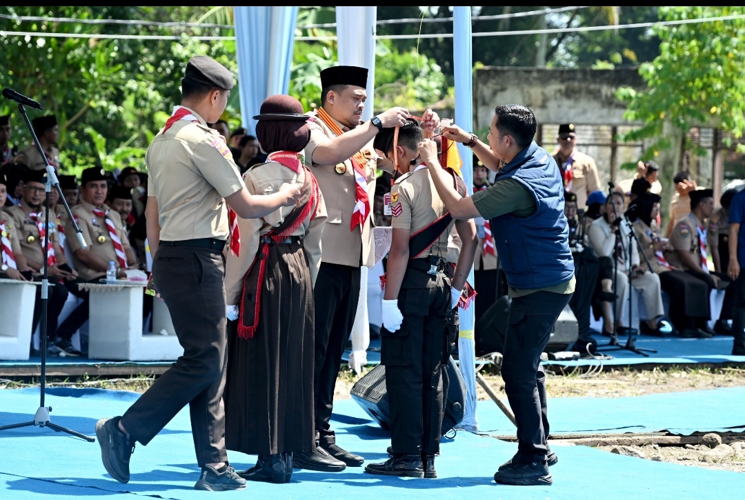 Bobby Nasution Tutup Jamdasu XI, Hadiahi 19 Petugas Upacara Berangkat ke Jamnas 2026