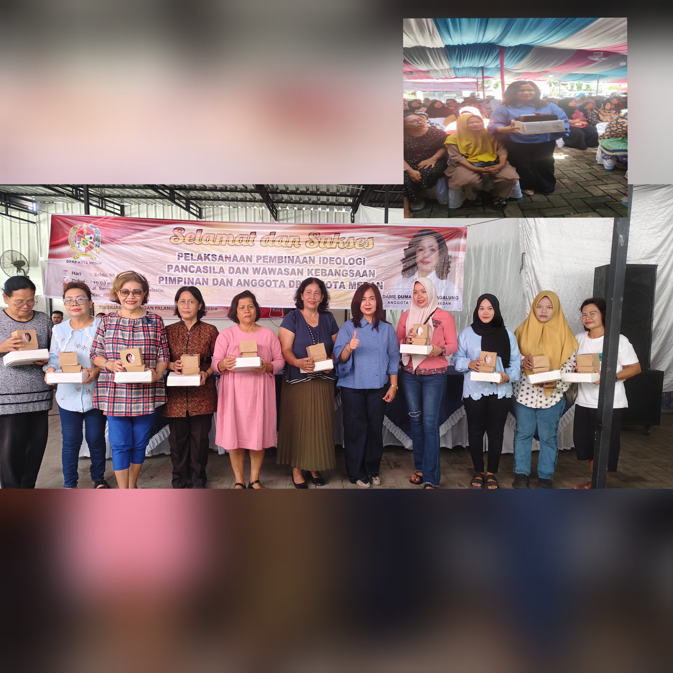 Disalami Warga, Dame Duma Sempat Bingung, Ternyata Dapat Kejutan Ultah di Tengah Kegiatan Wasbang