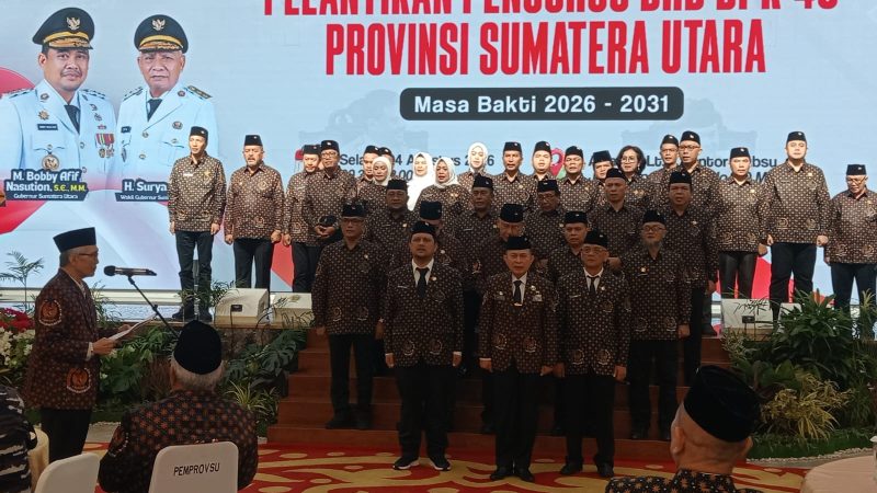 DHD 45 Sumut Resmi Dilantik, Bobby Nasution: Gaungkan Spirit Anak Muda