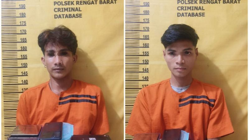 Polsek Rengat Barat Inhu Amankan Pelaku Penjual Sabu