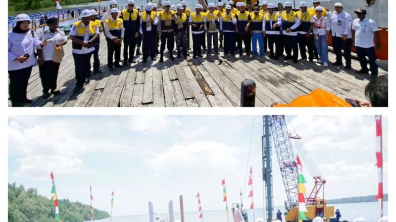 Ground Breaking Pelabuhan Babo & 4 Jetty, Konektivitas Laut Teluk Bintuni Dikuatkan