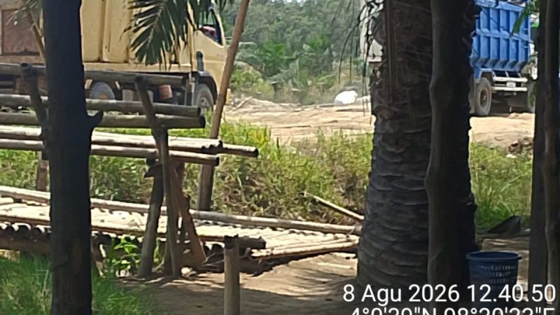 Diduga Galian C Tanpa Izin beroperasi di Sejumlah Desa Kecamatan Tanjung Pura, Material Disebut Masuk ke EMP