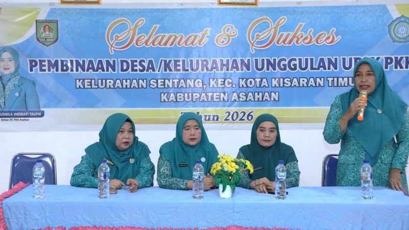 Ketua TP PKK Kabupaten Asahan Serahkan Bantuan Kepada Poklak Kelurahan Sentang